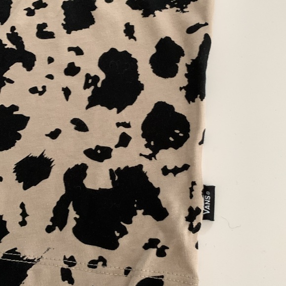 Vans Womens Animal Instinct Mini T-Shirt Cobblestone size S NWT - Picture 10 of 12